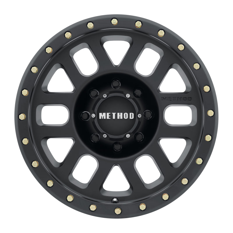 Method MR309 Grid 18x9 0mm Offset 8x180 130.81mm CB Matte Black Wheel Secondary image