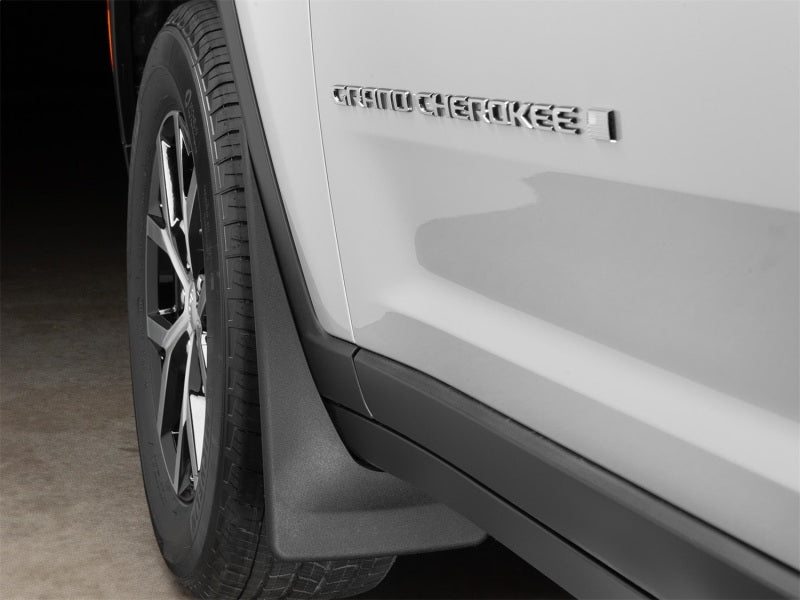WeatherTech 2021+ Jeep Grand Cherokee L No Drill MudFlaps - Black Secondary image