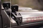 DV8 Offroad 18-22 Jeep Gladiator JT Cowl Light Bar Bracket with LED lights