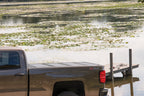 BAK 2024 Toyota Tacoma 5ft Bed BAKFlip Fibermax Bed Cover with lake view