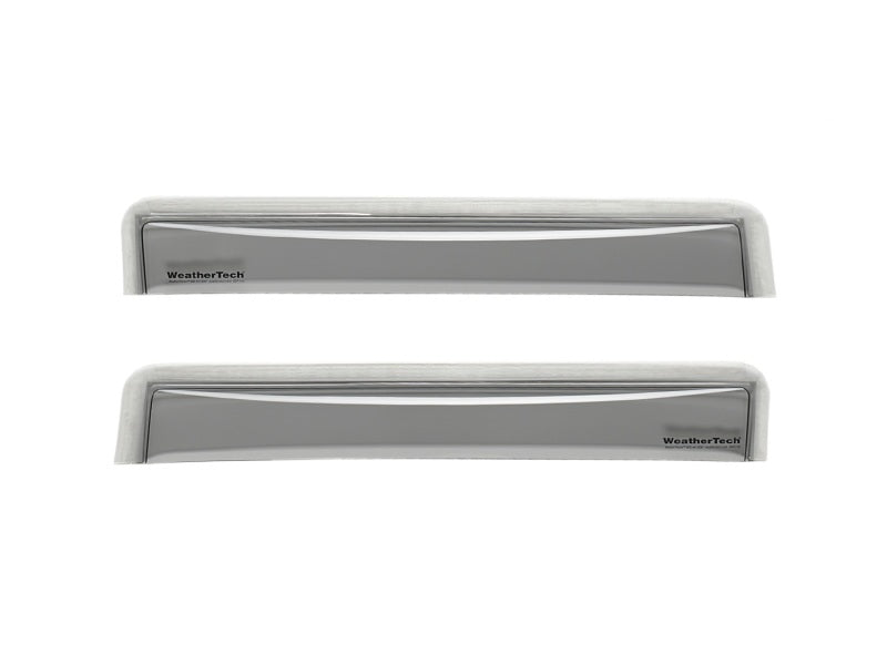 WeatherTech 2018+ Hyundai Kona Rear Side Window Deflectors - Dark Smoke Secondary image