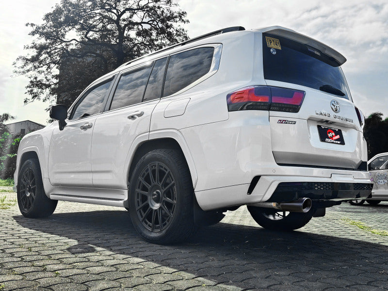 aFe 22-26 Toyota Land Cruiser (J300) Vulcan Series 3in Stainless Steel Exhaust System w/ Black Tip Secondary image