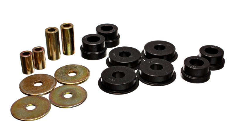 Energy Suspension 03-05 Mitsubishi Lancer EVO 8 Black Rear Differential / Mustache Bar Bushing Set Secondary image
