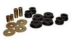 Energy Suspension 03-05 Mitsubishi Lancer EVO 8 Black Rear Differential / Mustache Bar Bushing Set parts for performance upgrades