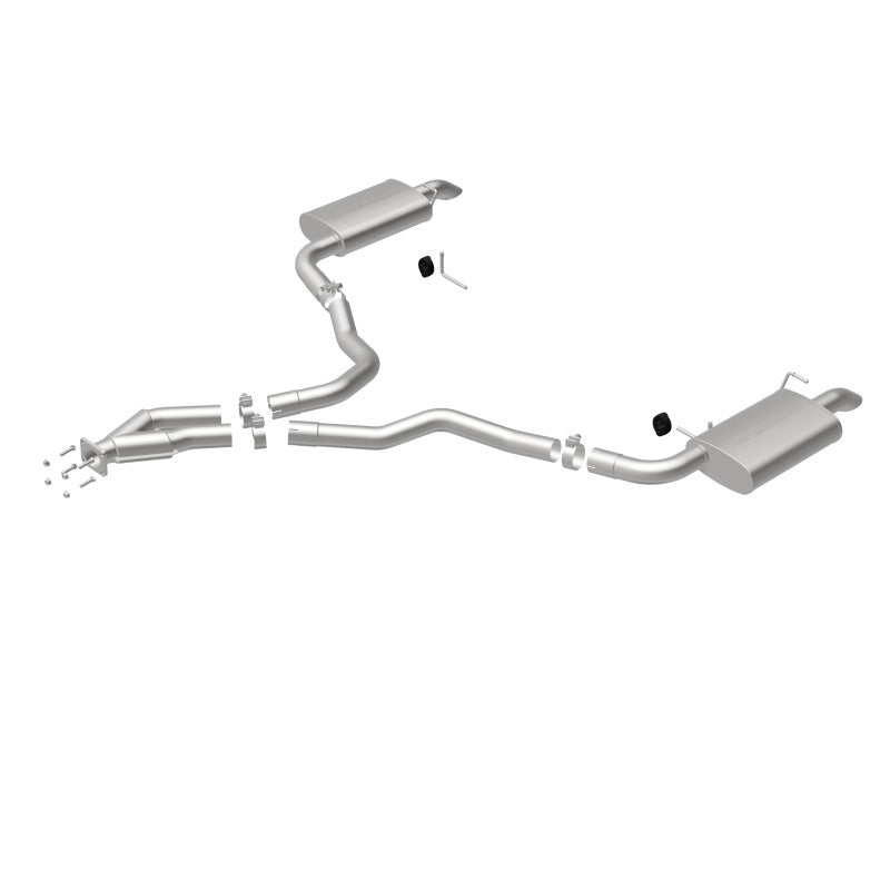 MagnaFlow 75-79 Chevy Corvette V8 5.7L Dual Split Rear Exit Stainless Cat-Back Perf Exhaust components