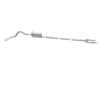 MagnaFlow Sys C/B 11-15 Ford Super Duty F250 6.2L EC CC, SS 3.5in Single Rear Pass Side Ext 5in Tip exhaust system