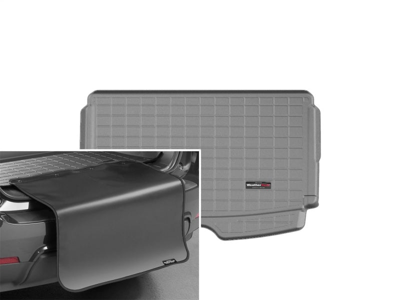 WeatherTech 11-16 Mini Countryman Cargo With Bumper Protector - Grey Secondary image