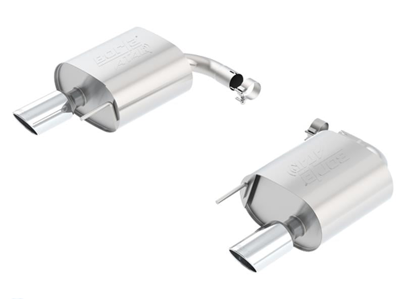 Borla Atak Rear Section 15-17 Ford Mustang 2.3L EcoBoost MT/AT 2.25in pipe 4in tip exhaust system
