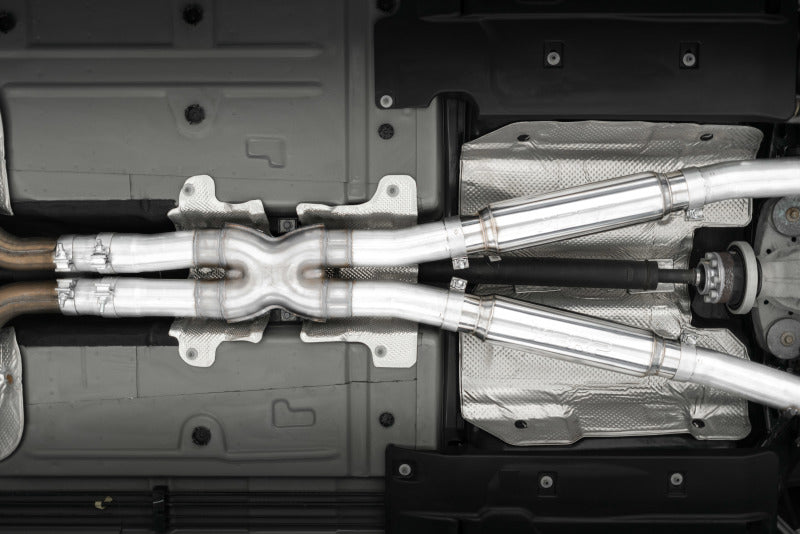 MBRP 17-Up Dodge Challenger 5.7L/6.2L/6.4L Carbon Fiber Quad Tip T304 Catback Exhaust Secondary image