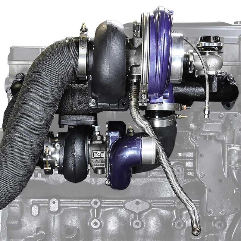 ATS Diesel 03-07 Dodge Cummins 5.9L Aurora 3000/5000 Compound Turbo Kit Secondary image