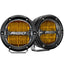 Rigid Industries 360-Series 4in LED SAE J583 Fog Light - Selective Yellow (Pair) for offroad lighting and electrical.