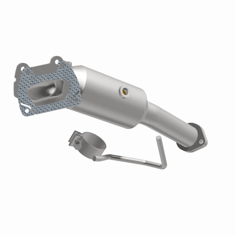 MagnaFlow Conv Direct Fit OEM 12-17 Jeep Wrangler 3.6L Underbody catalytic converter with installation clamp