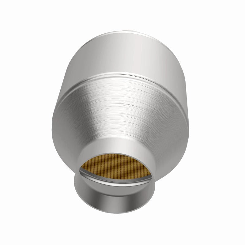 MagnaFlow Conv Univ 2.5in Inlet/Outlet Center/Center Round 3in Body L x 5in W x 8.75in Overall L catalytic converter