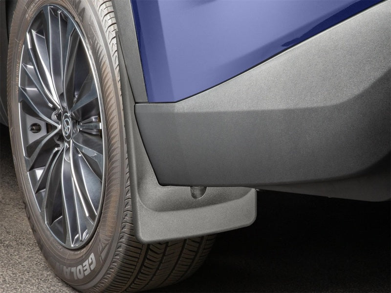 WeatherTech 2024 Toyota Grand Highlander (Incl. Hybrid) Rear No Drill MudFlaps - Black Secondary image