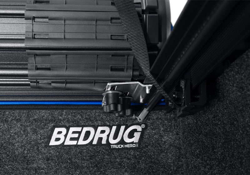 BAK 19-21 Dodge Ram w/o Ram Box Revolver X4s 6.4ft Bed Cover installed with Bedrug Truck Hero.
