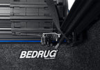 BAK 19-21 Dodge Ram w/ Ram Box Revolver X4s 5.7ft Bed Cover (New Body Style 1500 Only) installed with Bedrug flooring.