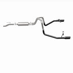 Magnaflow 21 Ford F-150 Street Series Cat-Back Performance Exhaust System- Dual-Split Rear Exit for enhanced truck performance.