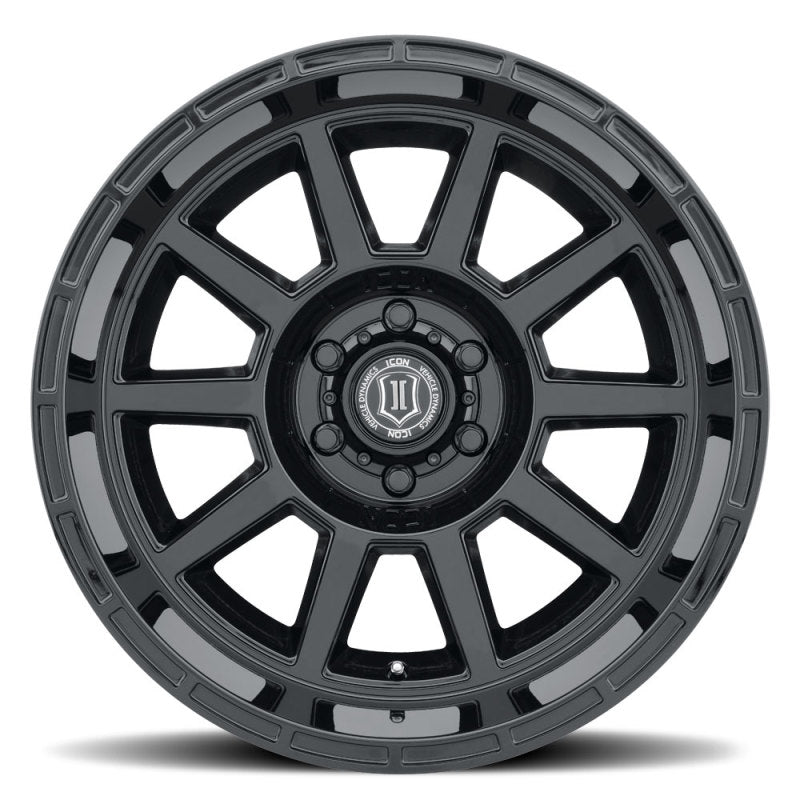 ICON Recoil 20x10 5x150 -24mm Offset 4.5in BS Gloss Black Wheel Secondary image