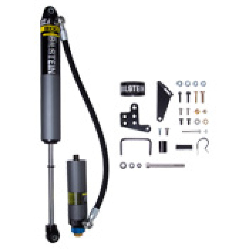Bilstein 20-24 Jeep Gladiator Front Left B8 8100 (DSA) Shock Absorber - 3-4.5in Lift with installation parts and accessories.