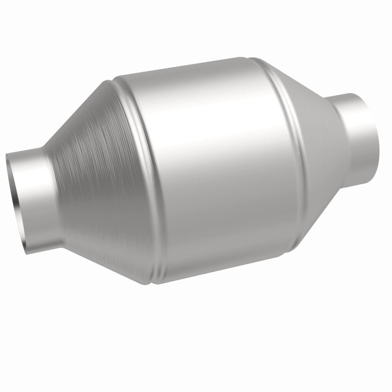 MagnaFlow Conv Univ 2.25in Inlet/Outlet Center/Center Round 3in Body L x 5in W x 8.75in Overall L for offroad vehicles
