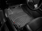 WeatherTech 97-02 Ford F150 Super Cab Front FloorLiner - Black in vehicle interior