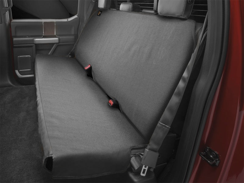 WeatherTech 07-12 Acura MDX / 02-06 Audi S4 / 10-15 Chevy Silverado 1500 Black Rear Seat Protector image