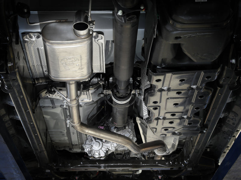 aFe 2024 Toyota Tacoma L4-2.4L ROCK BASHER 2.5in 409 Stainless Steel Cat-Back Exhaust System Secondary image