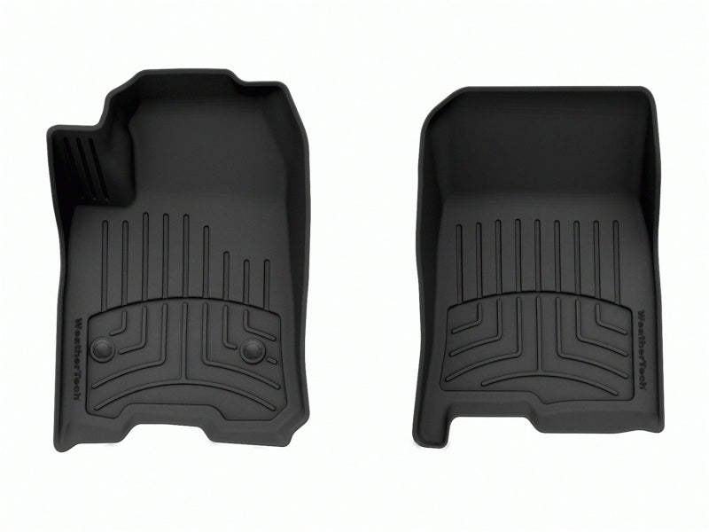 WeatherTech 2023 GMC Canyon / Chevrolet Colorado (w/ Carpet) CrewCab Front FloorLiner HP - Black Main image
