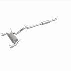 MagnaFlow Cat-Back 12-16 Jeep Wrangler GT 3.6L V6 Black Tips exhaust system for offroad performance upgrades.