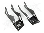Rigid Industries Jeep JK - Double A-Pillar Mount - Mounts 2 sets of Dually/D2 for offroad lighting install