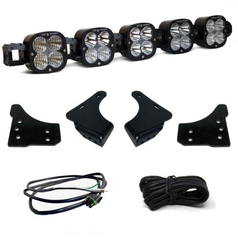 Baja Designs 2021+ Ford F150 5 XL Linkable Light Bar Kit w/Upfitter components including LED lights and mounts