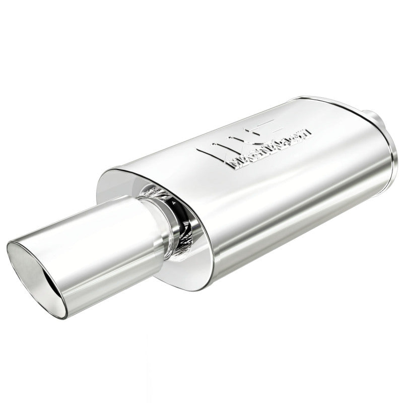 MagnaFlow Muffler W/Tip Mag SS 14X5X8 2.25/4. for offroad performance upgrades