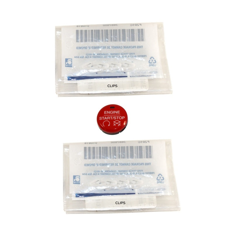 Ford Racing 15-17 Mustang Red Starter Button Installation Kit Secondary image