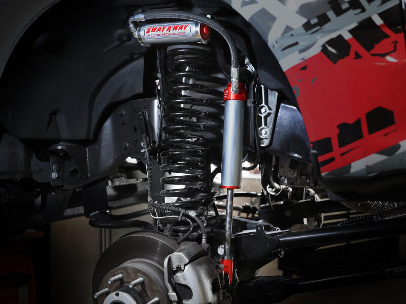 aFe Sway-A-Way 2.5 Front Shock Kit w/Remote Reservoirs for 0-1.5 IN Lifts Ford F-250/F-350 17-24 4WD Secondary image