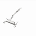 MagnaFlow Cat-Back 12-16 Jeep Wrangler GT 3.6L V6 Black Tips exhaust system for offroad performance upgrades.