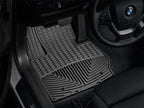 WeatherTech 11+ BMW X3 Front Rubber Mats - Black in vehicle