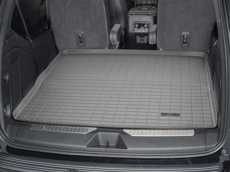 WeatherTech 2021+ Chevrolet Tahoe Cargo Liners - Grey Secondary image