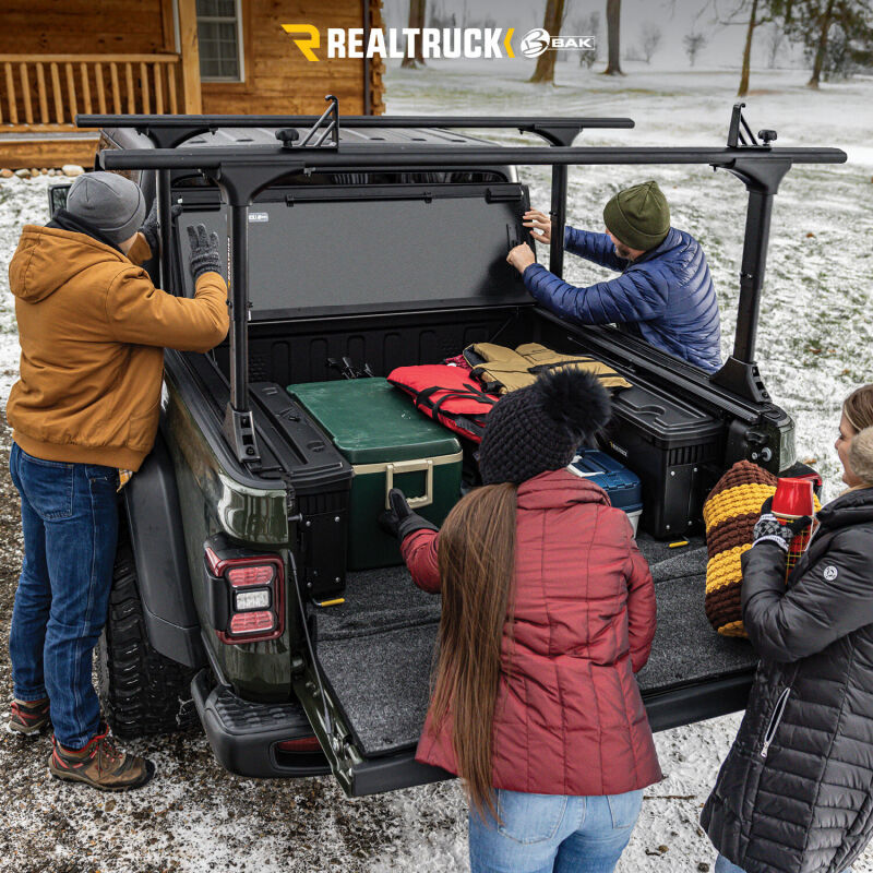 BAK 17-25 Honda Ridgeline 5.4ft. Bed BAKFlip MX4 TS with gear.