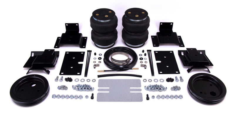 Air Lift Loadlifter 5000 Ultimate Rear Air Spring Kit for 11-17 Dodge Ram 1500 parts layout with air springs and hardware.
