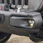KC HiLiTES FLEX ERA 3 Dual Mode SAE Fog Lights - 2-Light Master Kit installed on offroad truck bumper