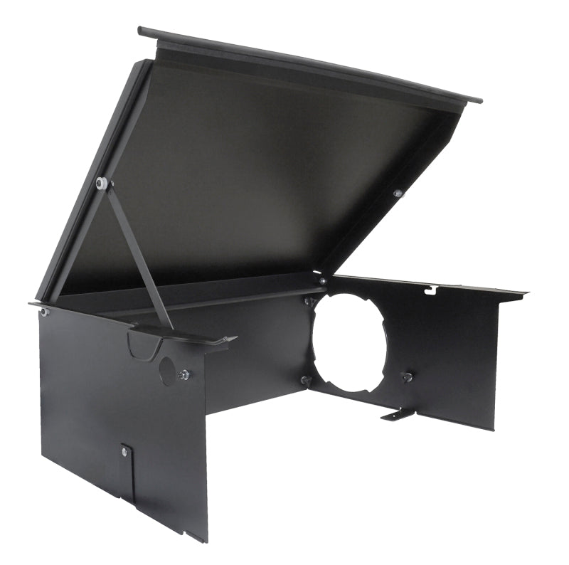 Tuffy Deluxe Enclosure For Jeep Wrangler W/ Subwoofer open lid