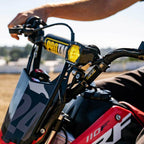 Baja Designs S1 Wide Cornering Electric Start Pit Bike LED Light on handlebars