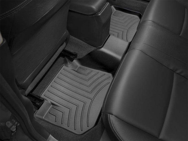 WeatherTech 12+ Subaru Impreza Rear FloorLiner - Black in vehicle