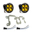 Baja Designs 2019+ Ram 2500/3500 Big Horn Fog Pocket Kit - Amber components for offroad lighting