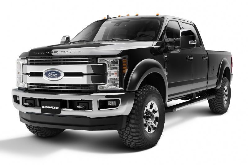 Bushwacker 17-18 Ford F-250 Super Duty Extend-A-Fender Style Flares 4pc - Black Secondary image