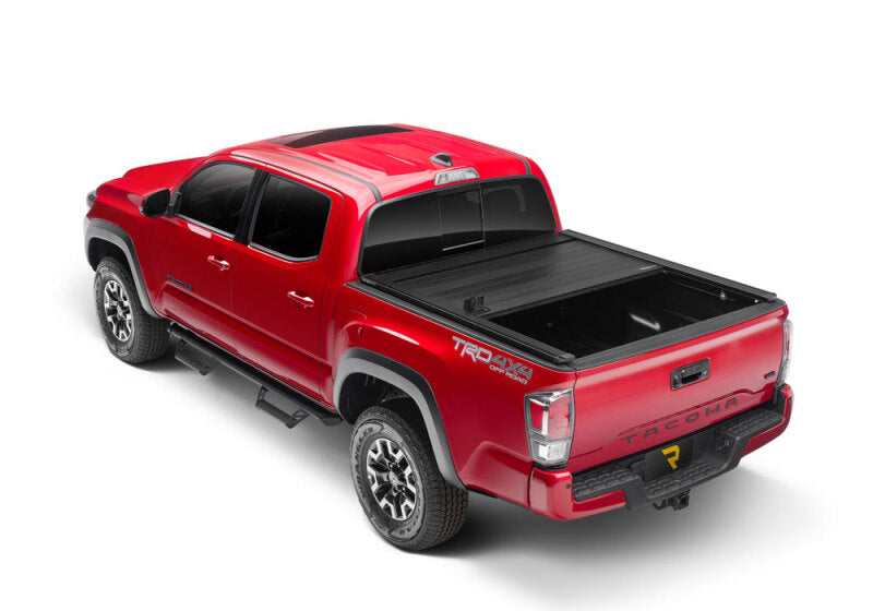 Retrax 2024 Toyota Tacoma 6ft Bed RetraxPRO XR Bed Cover on red truck