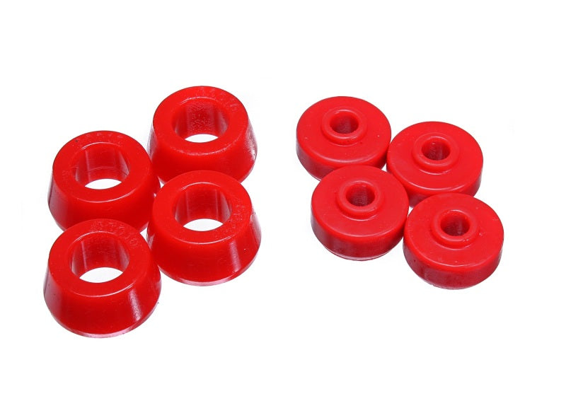 Energy Suspension 1996-2009 Toyota 4Runner Rear Shock Bushings (Red) for offroad performance upgrades