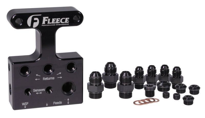Fleece Performance 07.5-09 Dodge 6.7L Cummins 3rd Gen Fuel Distribution Block Secondary image