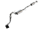 Borla F-150 2021 2.7L/3.5L 4dr CC SB EC STB Lar/KingR/Plnm/LTD 3/2.25 DSE CB Touring BLK CHR Tips exhaust system
