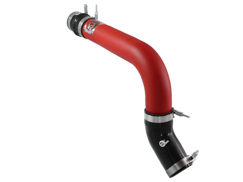 aFe BladeRunner 3in Red Intercooler Tube Hot Side w/Couplings 13-14 Dodge RAM Diesel 6.7L (td) Secondary image